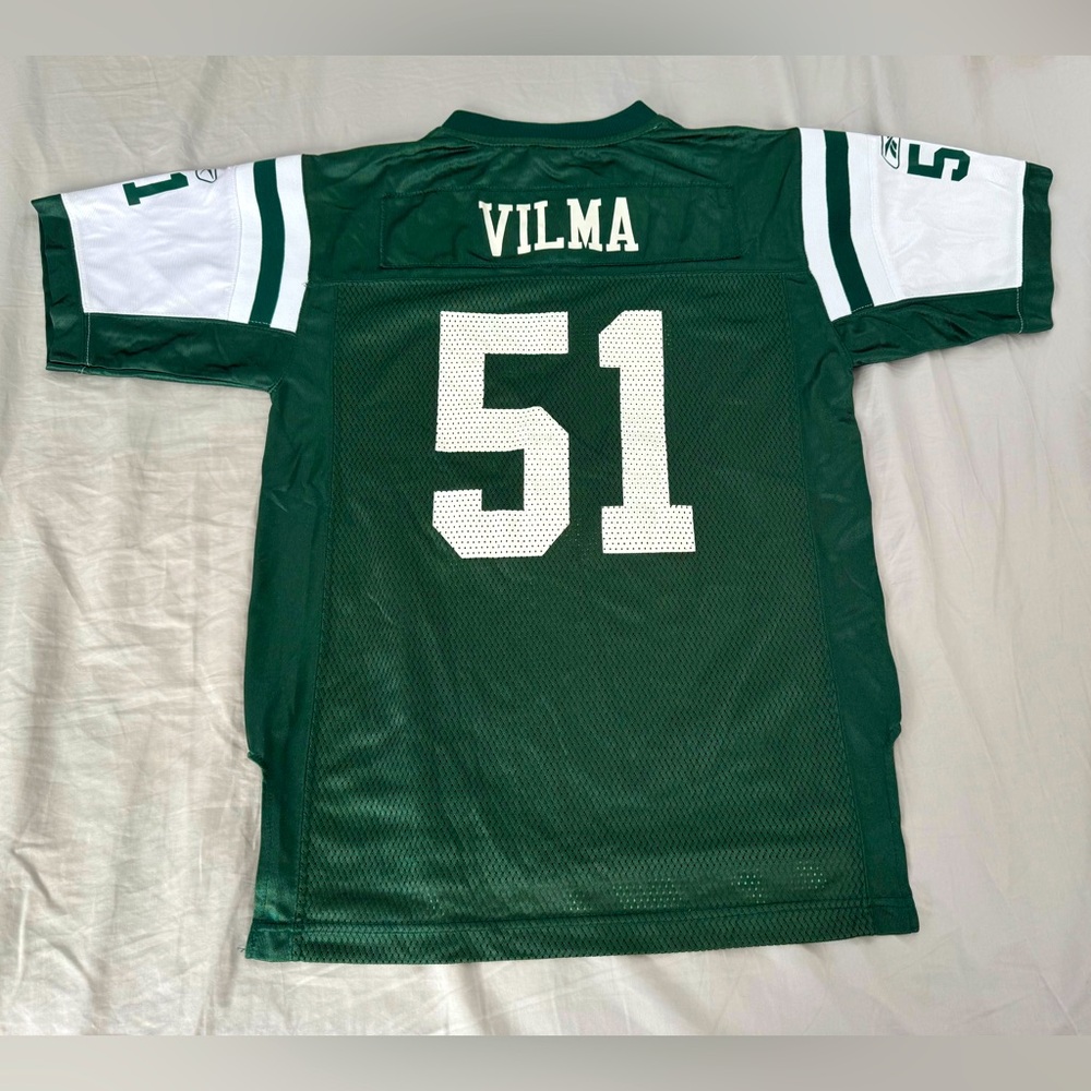 Vintage Jonathan Vilma New York Jets Jersey - YOUTH Large
